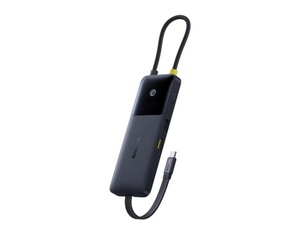[B00070902123-00] Baseus Dual Fast Charging 6-in-1 HUB - Cosmic Black