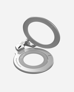 [UA-G09-SR] AULUMU G09 Infinite 360° MagSafe Stand | 3-Axis Rotation - Silver