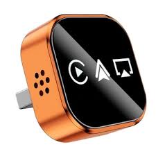 [JAS-A5MT-ORG] JASCO Wireless CarPlay (4 in 1 Wireless Adapter) - Cosmic Orange