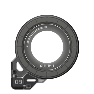 [UA-G09T-GY] AULUMU G09 Ghost Transparent Infinite 360° Magnetic Stand - Translucent Gray